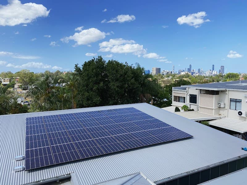 Sunlogics Solar & Electrical solar panel installation work in Brendale