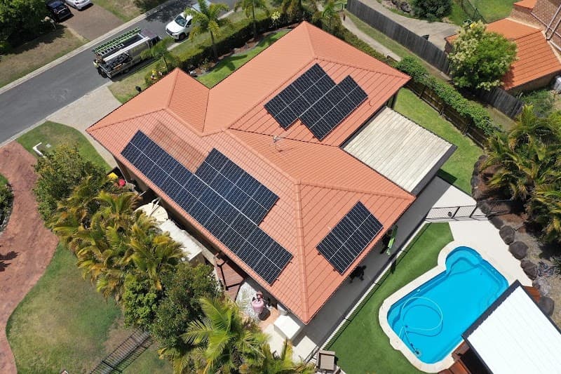 Sunlogics Solar & Electrical solar panel installation work in Brendale