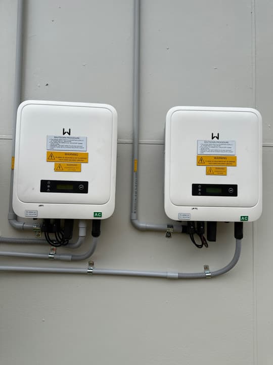 Sunny Gold Solar solar panel installation work in Westcourt