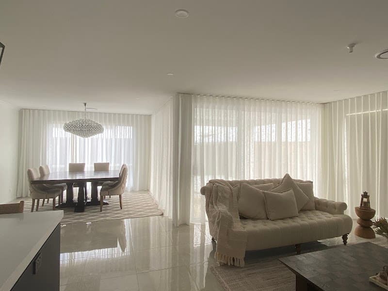 Sunset Blinds & Shutters curtains & blinds work in Logan Village