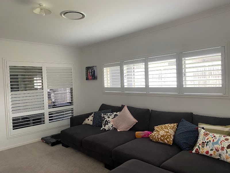Sunset Blinds & Shutters curtains & blinds work in Logan Village