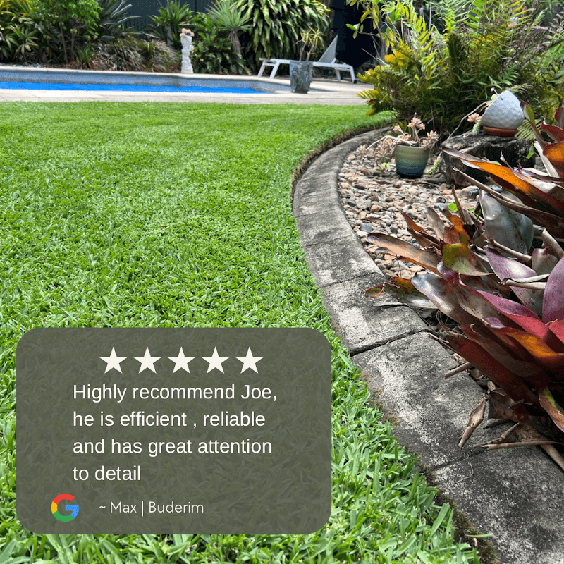 Sunshine Coast Garden and Pool Maintenance landscaping work in Buderim