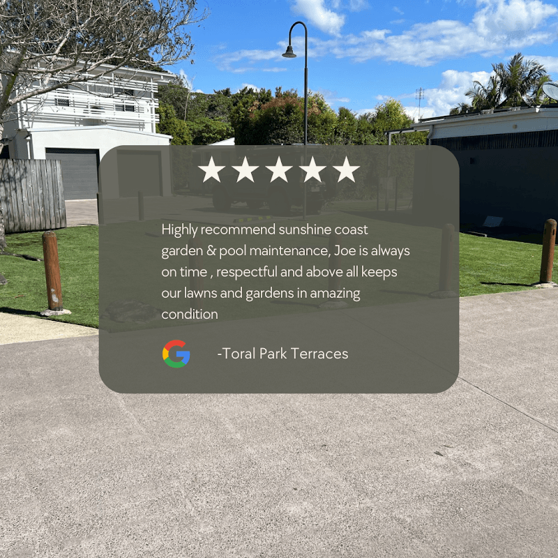 Sunshine Coast Garden and Pool Maintenance landscaping work in Buderim
