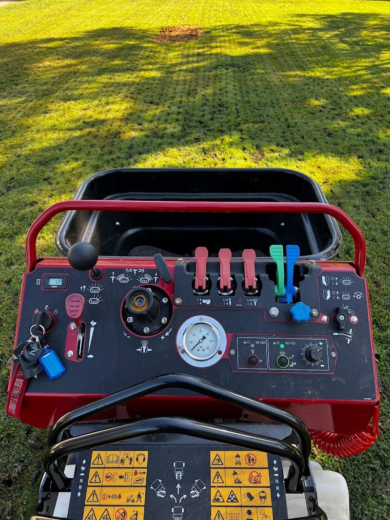 Sunshine Coast Lawn Coring lawn care work in Sippy Downs
