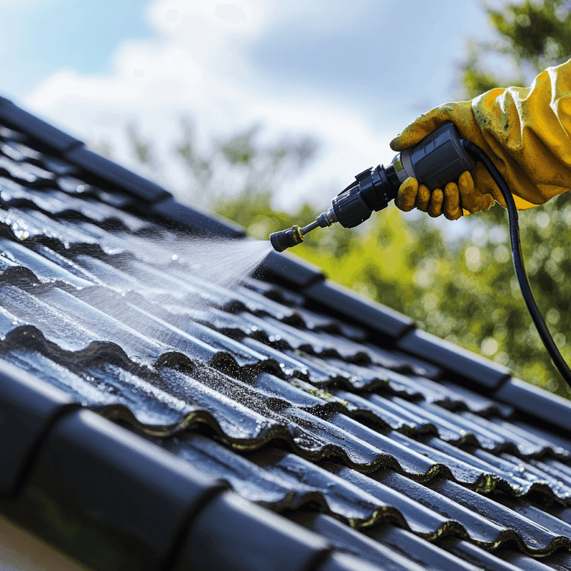 Sunshine Coast Roof Cleaning Pros gutter cleaning work in Maroochydore