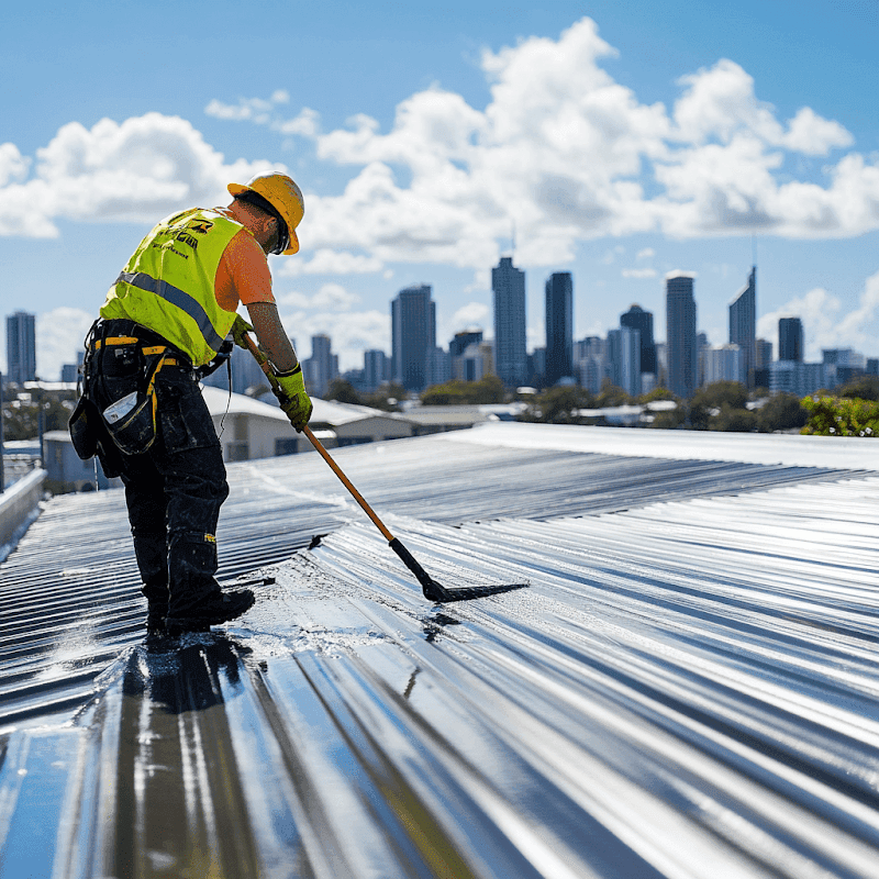Sunshine Coast Roof Cleaning Pros gutter cleaning work in Maroochydore