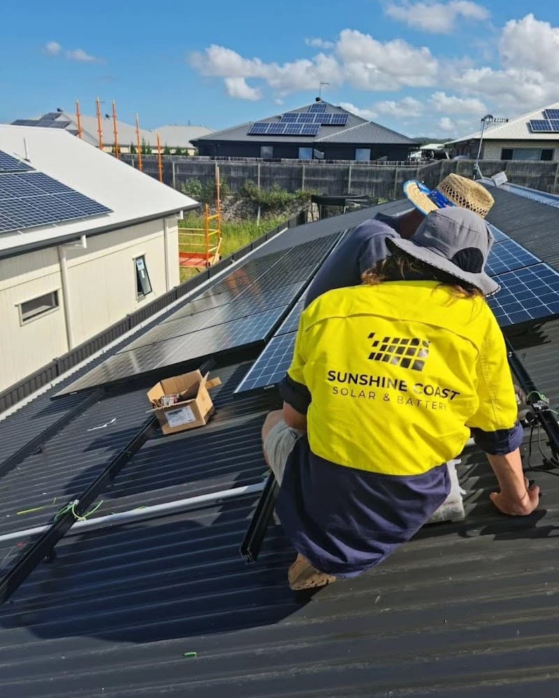 Sunshine Coast Solar & Battery solar panel installation work in Mudjimba