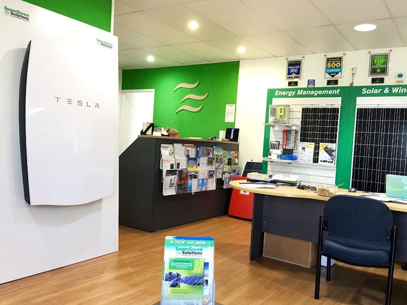 SuperGreen Solutions solar panel installation work in West End