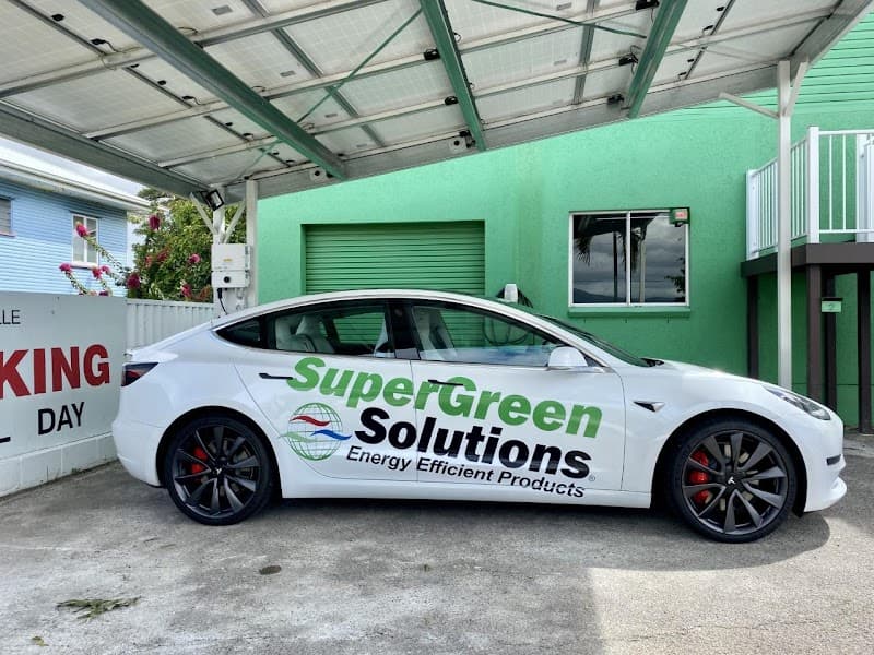 SuperGreen Solutions solar panel installation work in West End