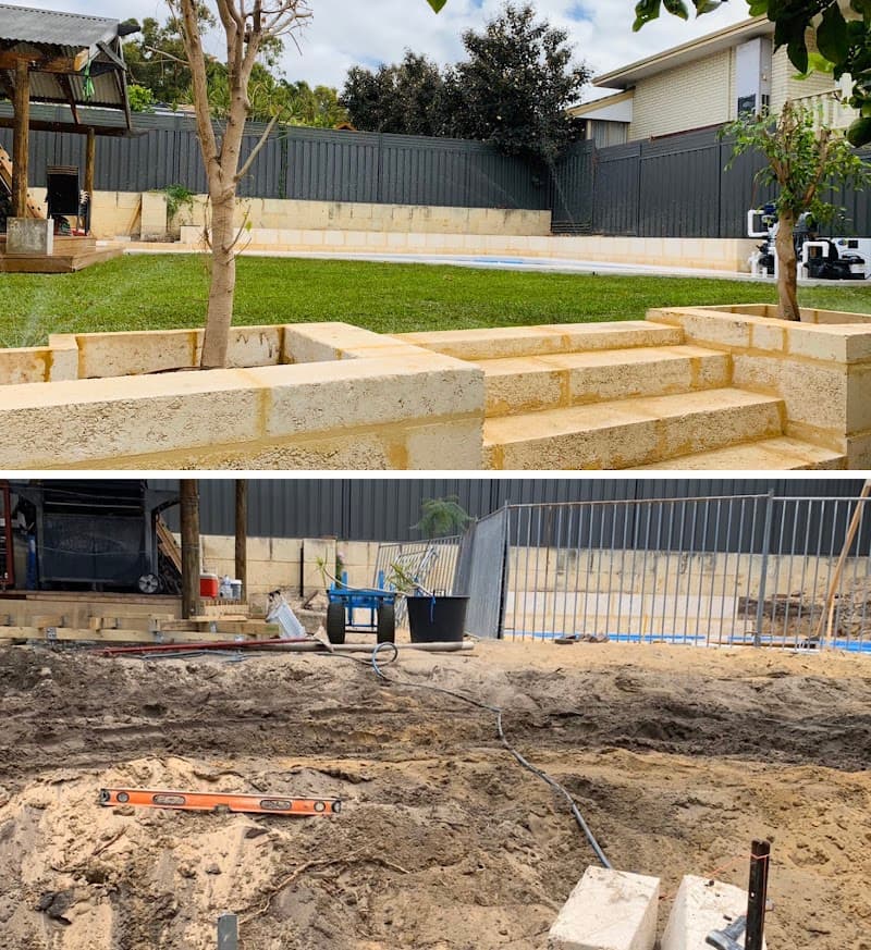 Superior Landscaping and Reticulation landscaping work in Perth