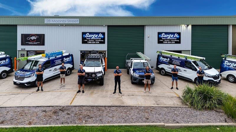 Surge It Solar and Electrical solar panel installation work in Brendale
