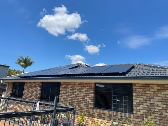 Surge It Solar and Electrical solar panel installation work in Brendale