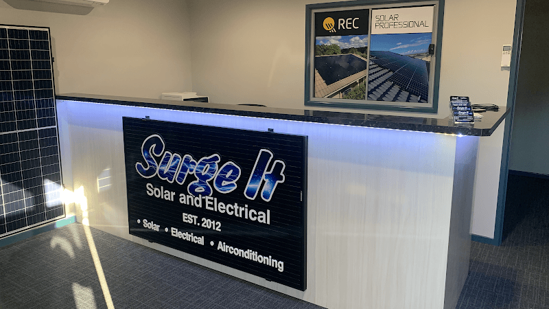 Surge It Solar and Electrical solar panel installation work in Brendale