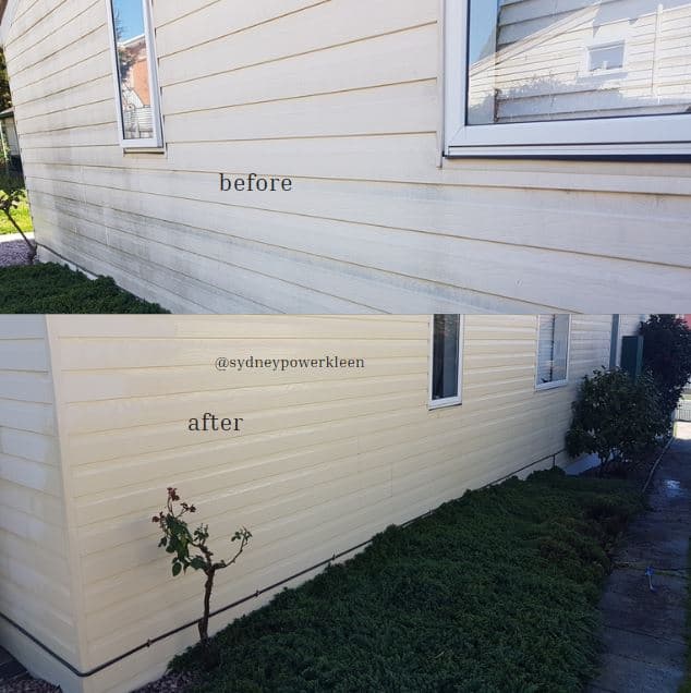 Sydney Power Kleen pressure washing work in Bangor