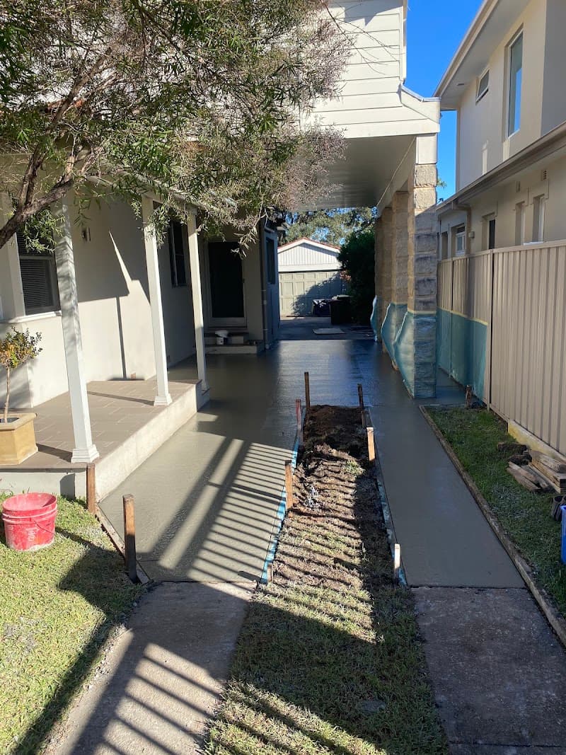 T C Concreting Pty Ltd concreting work in Gymea