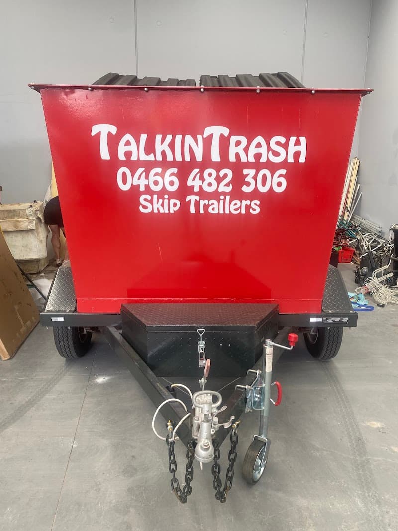 Talkin Trash Mobile Skip Bin Hire rubbish removal work in Hastings
