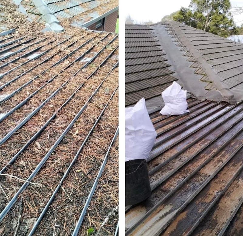 T&C Gutter Protection gutter cleaning work in Bendigo