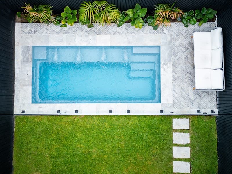 Tanzanite Pools pool builder work in Braeside