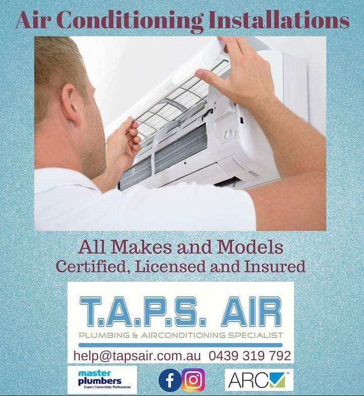 TAPS AIR Plumbing & Air-Conditioning air conditioning work in Wodonga