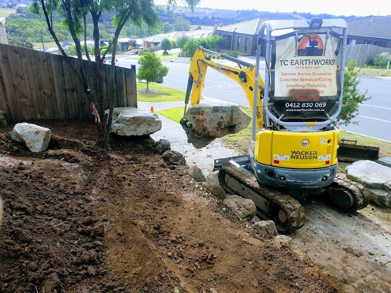 TC Earthworks demolition work in Belmont