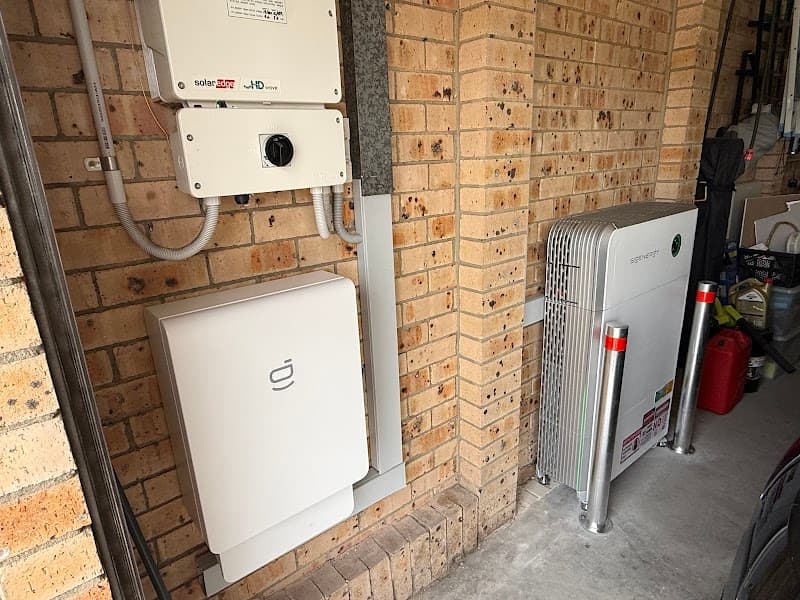 Telford Electrical Solutions solar panel installation work in Belmont