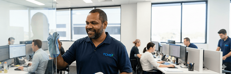 Territory Cleaning and Maintenance (TCMS) pressure washing work in Darwin City