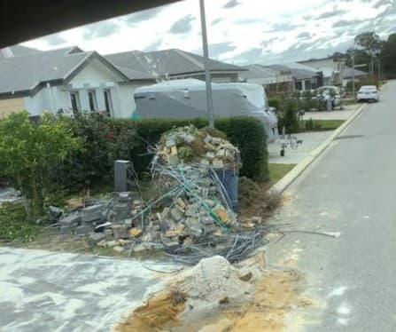 The Bin Guys rubbish removal work in Landsdale