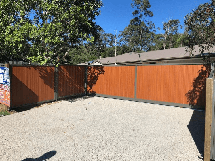 The Fence Depot fencing work in Nerang