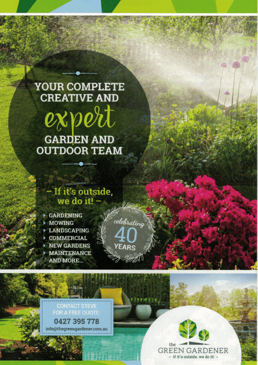 The Green Gardener landscaping work in Toowoomba City