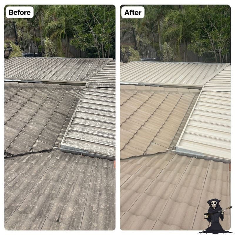 The Grime Reaper Pressure Cleaning pressure washing work in Shailer Park