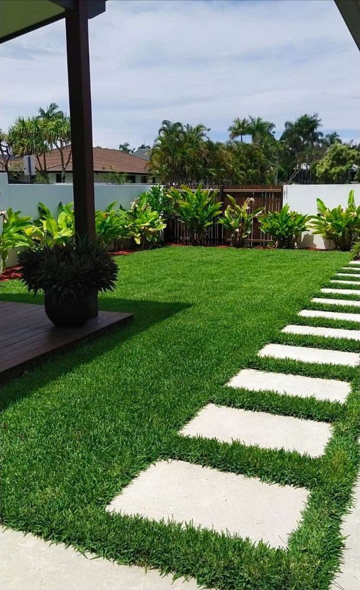The Lawnfeed Company lawn care work in Buderim