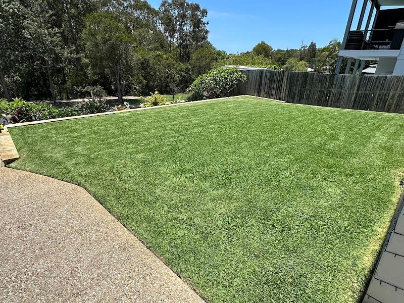 The Lawnfeed Company lawn care work in Buderim