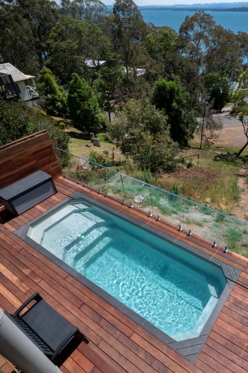 The Little Pool Co pool builder work in Tomago