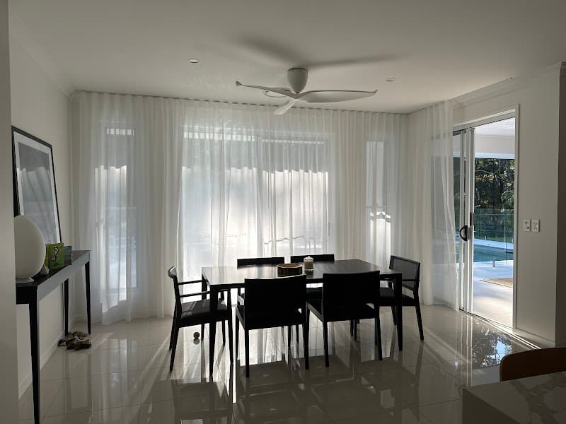 The Nude Window Sunshine Coast curtains & blinds work in Corbould Park
