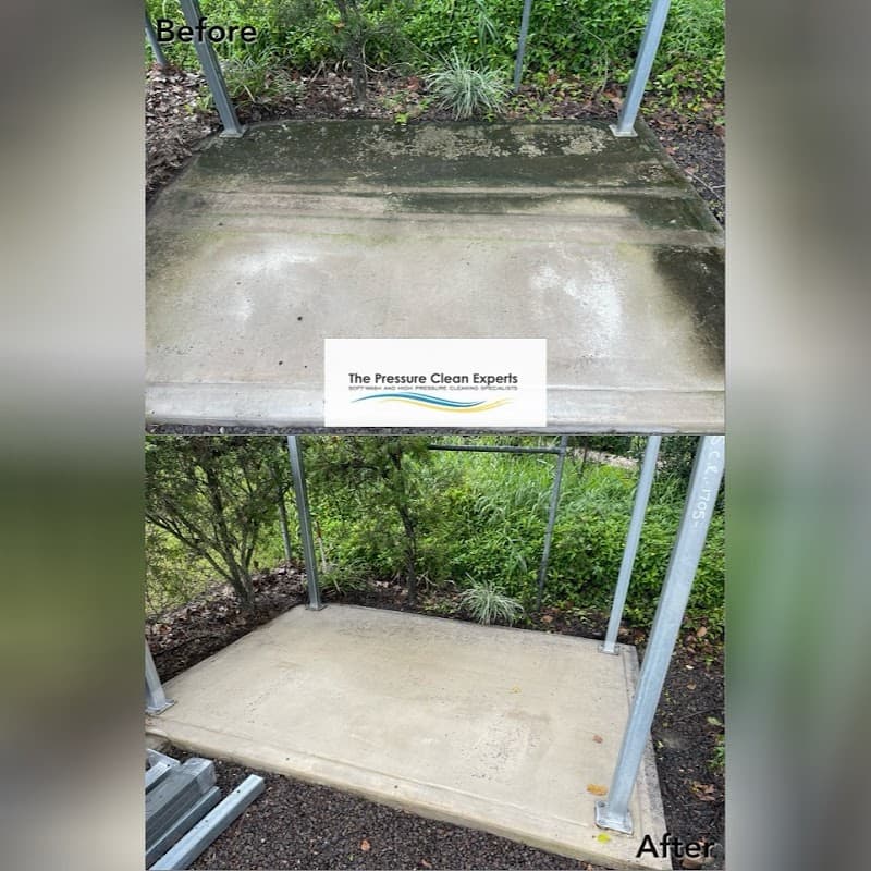 The Pressure Clean Experts pressure washing work in Maroochydore