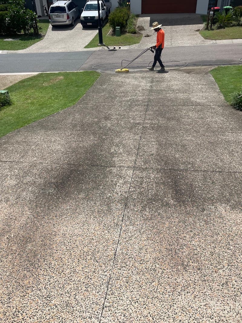 The Pressure Clean Guys pressure washing work in Rochedale
