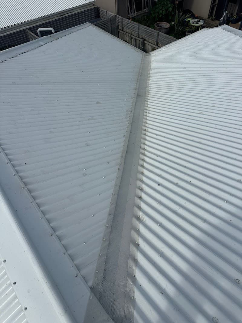 The Roof Guys Melbourne gutter cleaning work in Brunswick