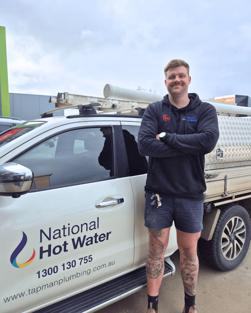 The Tapman / National Hot Water plumber work in Mornington
