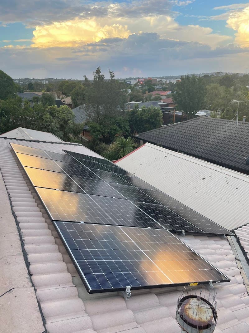 Thompson Solar Solutions/Thompson Electrical Solutions solar panel installation work in Mornington