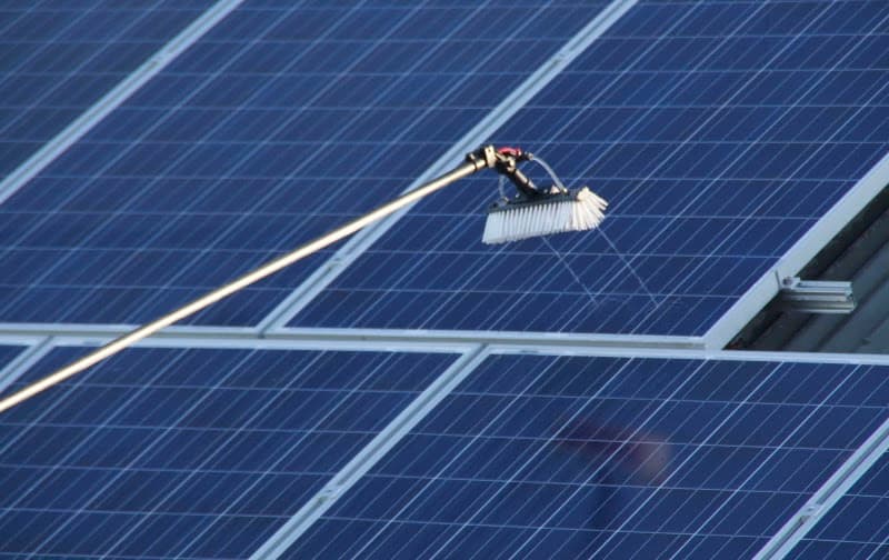 Thompson's Window & Solar Panel Cleaning Services gutter cleaning work in East Launceston