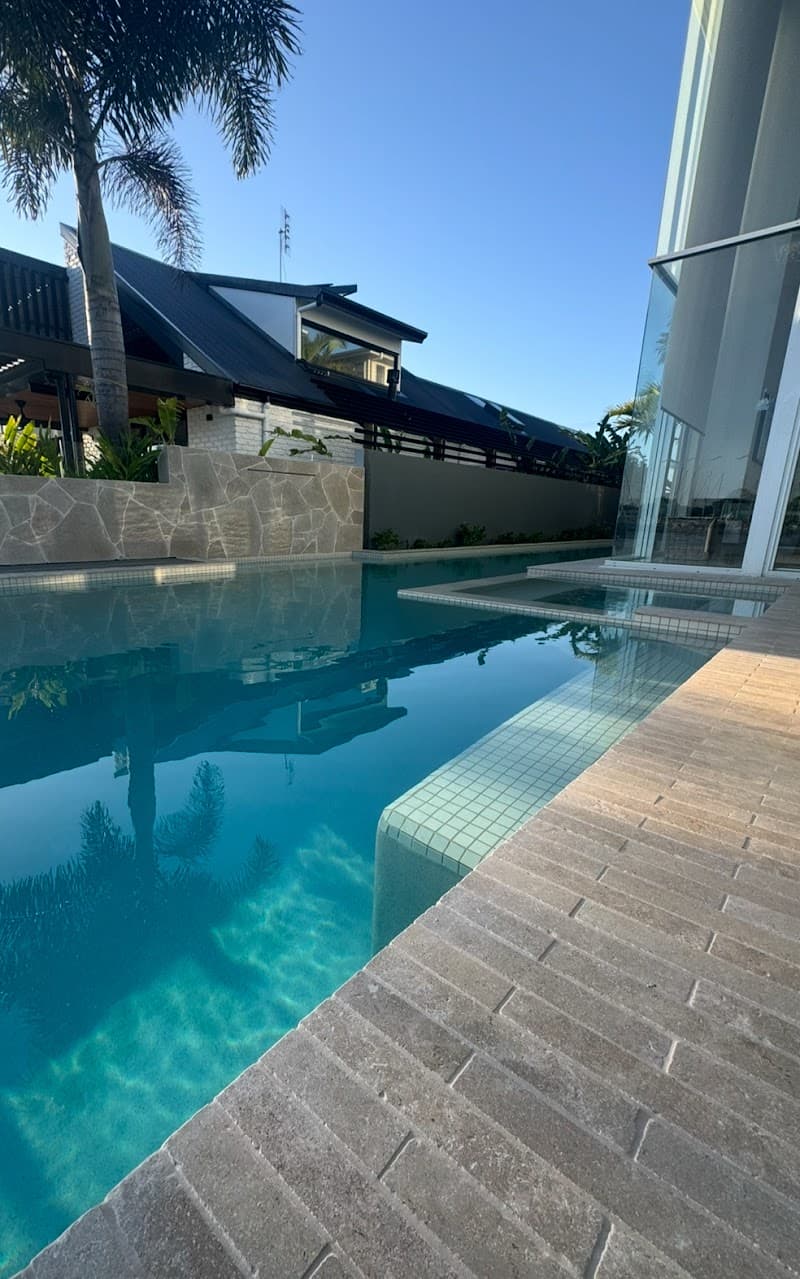 Tide Pools and Landscapes pool builder work in Buddina