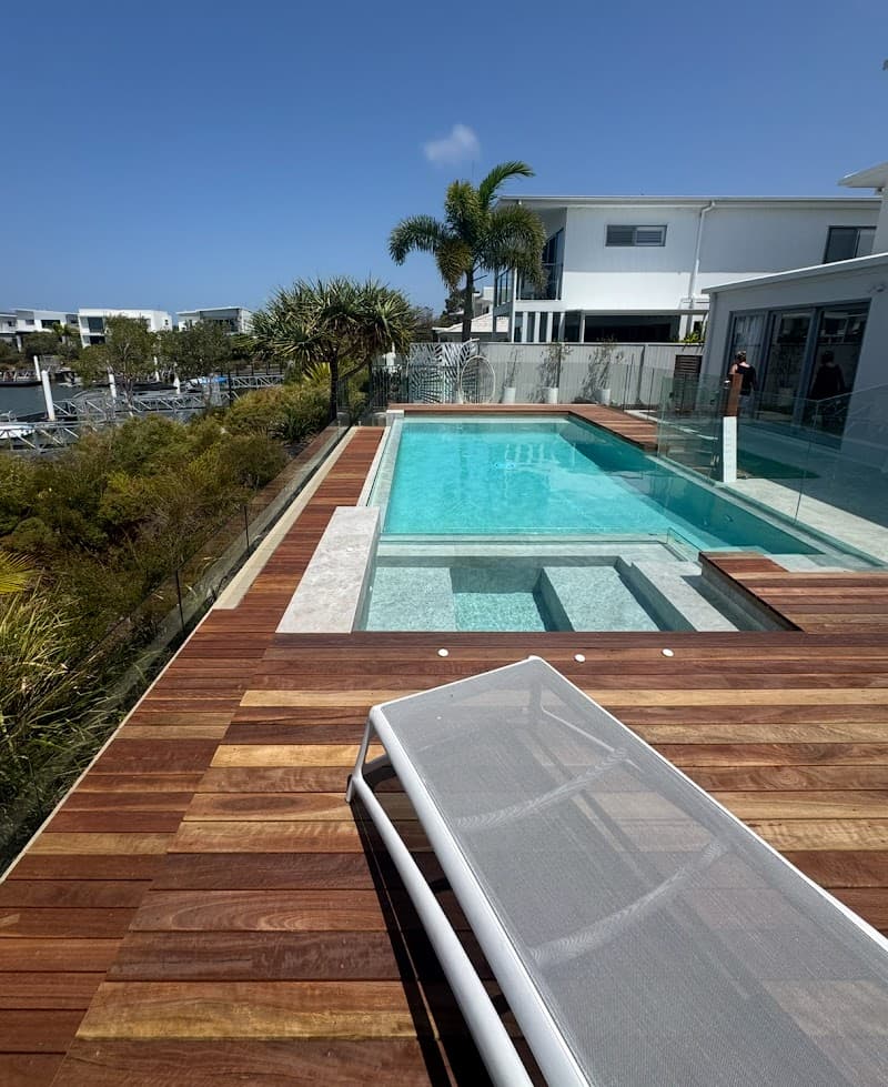 Tide Pools and Landscapes pool builder work in Buddina