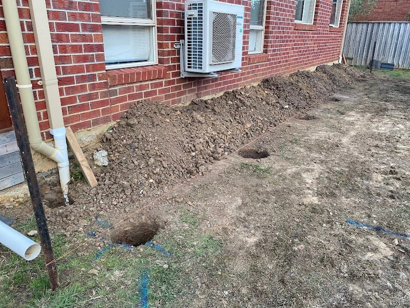 Tight Access Mini Diggers demolition work in Mornington