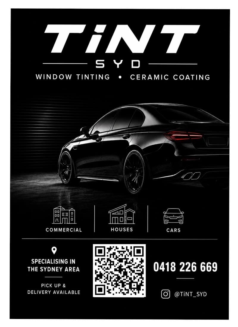 TiNT SYD Ceramic Coatings & Window Tinting window tinting work in Cronulla