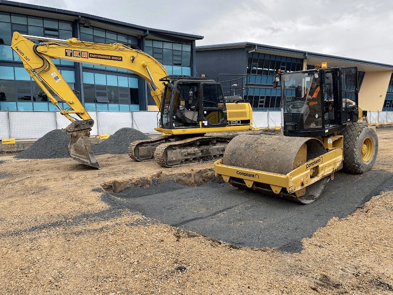 TKN Earthworks Group asbestos removal work in Merrimac