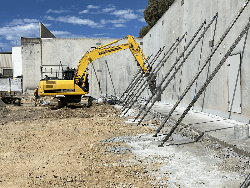 TKN Earthworks Group asbestos removal work in Merrimac