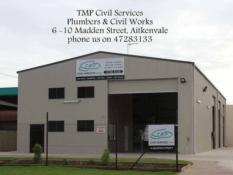 TMP Civil Services Pty Ltd plumber work in Aitkenvale
