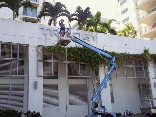 Top Gun Operations gutter cleaning work in Manunda