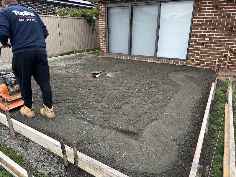Topline Concrete group Ballarat concreting work in Lucas