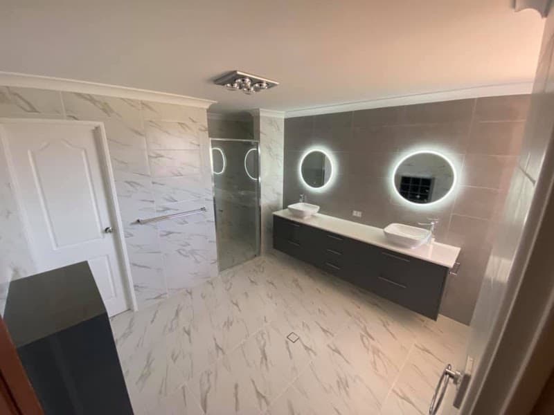 Total Kitchens and Bathrooms bathroom renovation work in Carramar